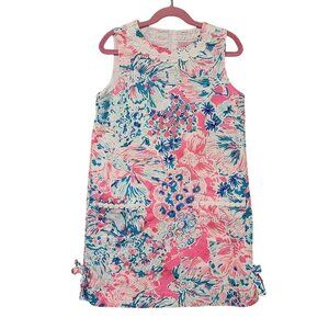 Lilly Pulitzer sz 10 girls shift dress sleeveless summer beach
